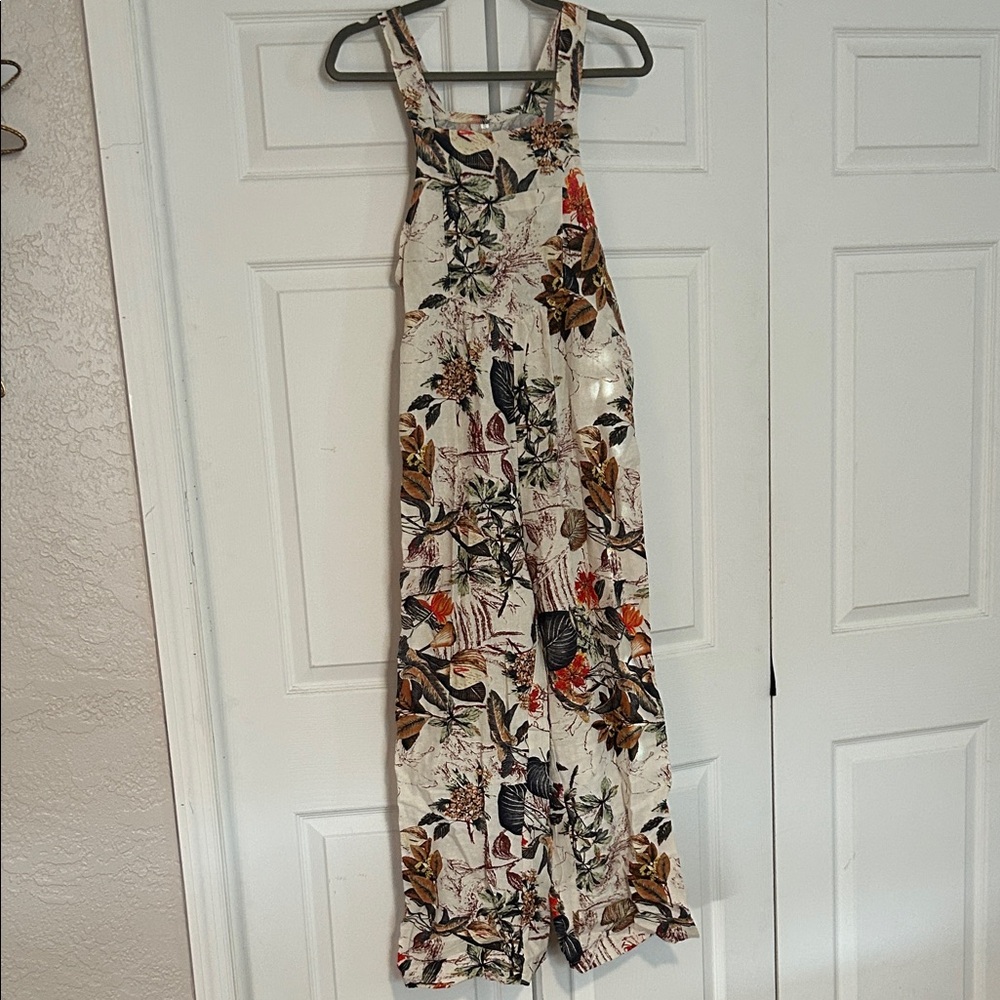 Floral Print Jumpsuit